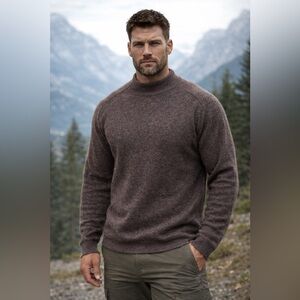 Lambswool sweater-Italian made super soft Crew neck size Medium (unbranded)